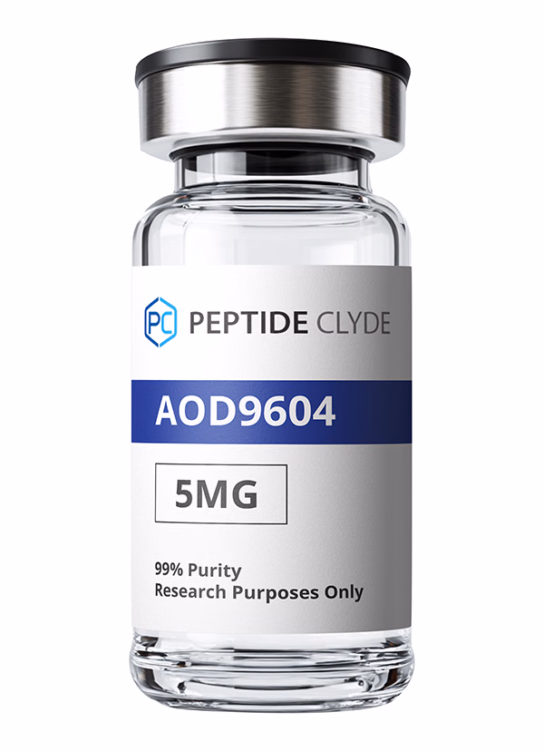 AOD9604 5MG research peptide vial - Peptide Clyde
